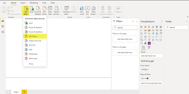 Learn About Power BI Data Source Options And SQL Database Connection